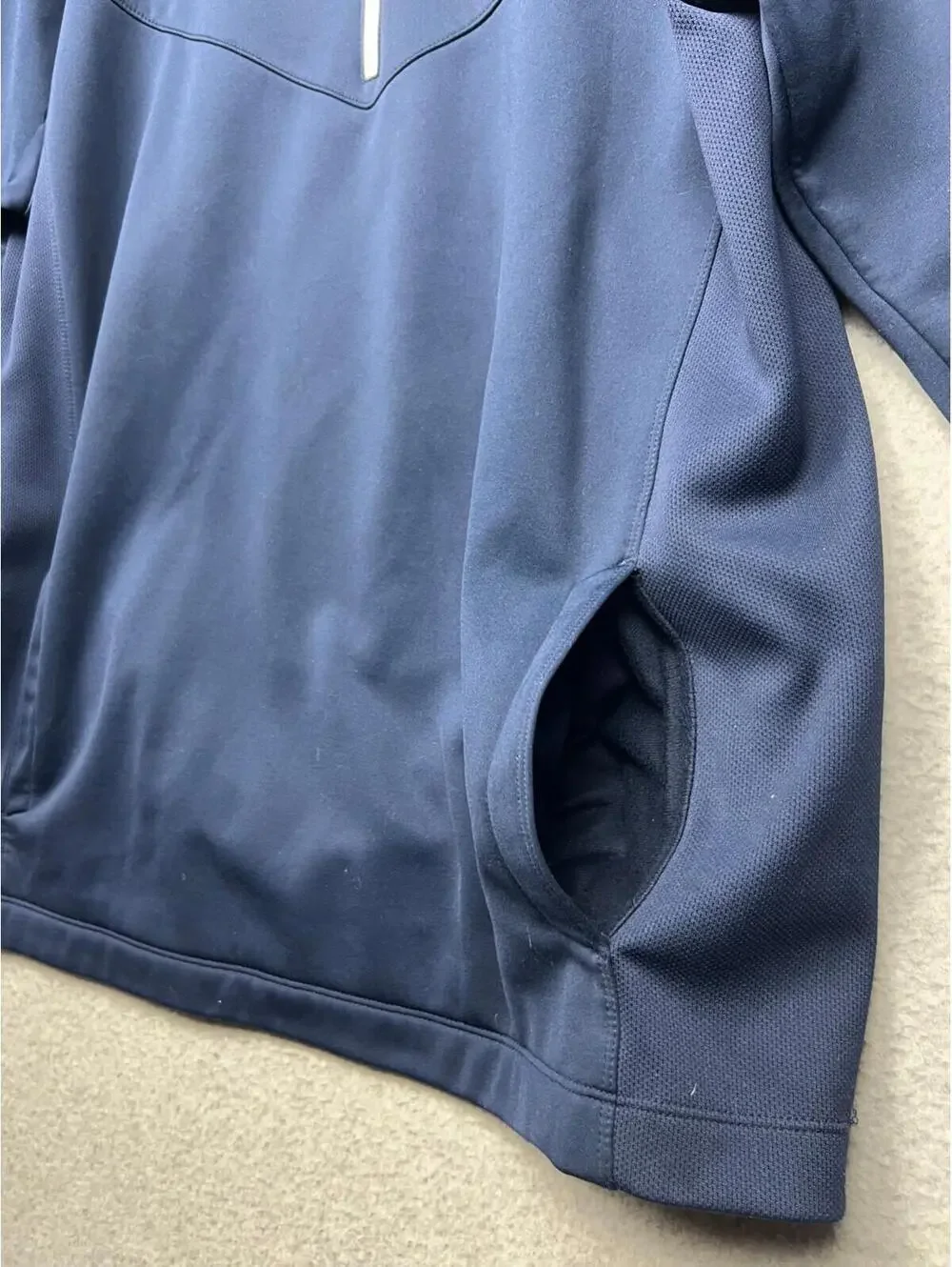 Nike Mens Golf Tour Performance Track Jacket L THERMA-FIT Navy Athletic running